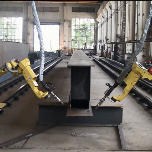 機器人焊接生產(chǎn)線